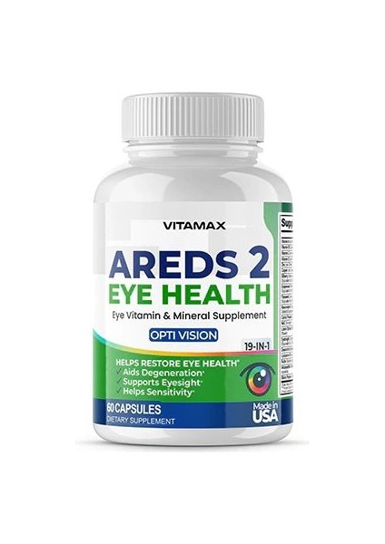 Areds 2 Health Eye Health Opti Vision 19 In 1 60 Kapsül