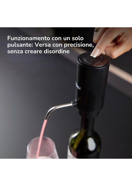 Haier Premium Şarj Edilebilir Dokunmatik Şarap Havalandırıcı & Şarjlı Dağıtıcı Dekantör 250 Ml. indirimleri