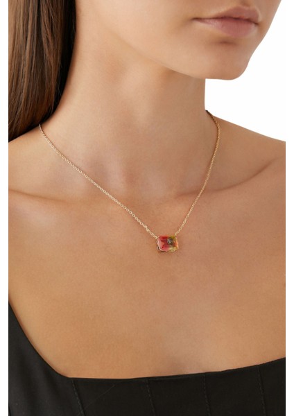 Kristal ve Yarı Değerli Turmalin Bronz Kolye fiyatları