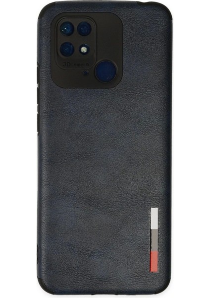 Newface Xiaomi Redmi 10C Kılıf Loop Deri Silikon - Lacivert