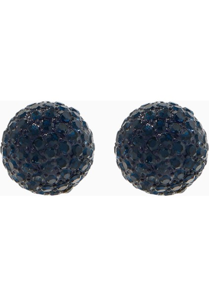 Eagle Pave Bubble Stud Küpe, Pirinç ve Kristal