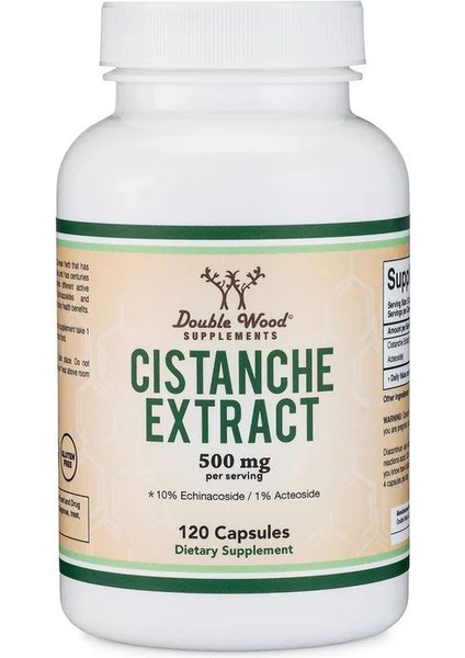 Cistanche Extract Supplement 500 Mg 120 Kapsül