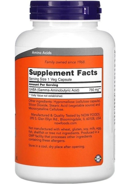 Foods Gaba 750 Mg 200 Kapsül fiyatları