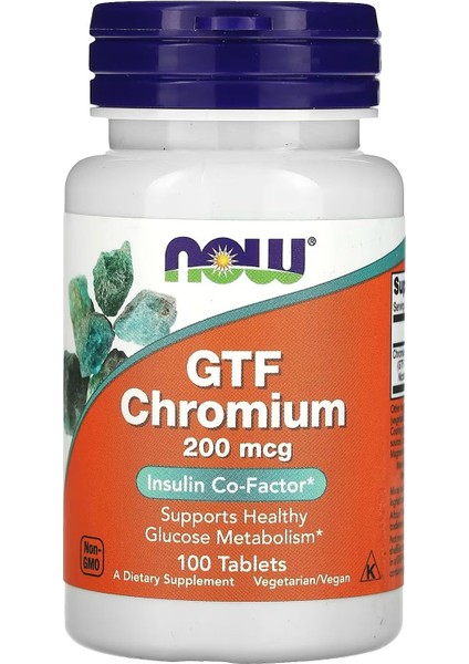 Gtf Chromium 200 Mcg 100 Tablet
