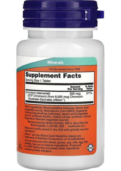 Gtf Chromium 200 Mcg 100 Tablet fiyatları
