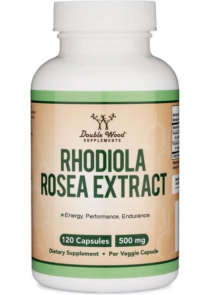 Rhodiola Rosea Extract 500 Mg 120 Kapsül