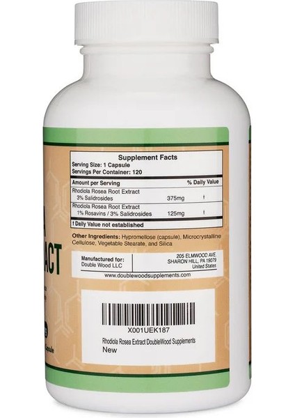 Rhodiola Rosea Extract 500 Mg 120 Kapsül modelleri