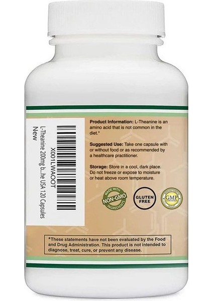 L-Theanine 200 Mg 120 Kapsül fırsatları