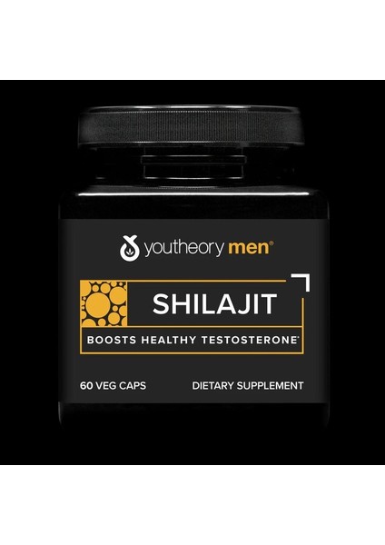 Men's Shilajit - 250 Mg Shilajit Capsules - Energy Supplement - Supports Stamina & Endurance* - Gluten, Dairy & Soy Free - 60 Veg