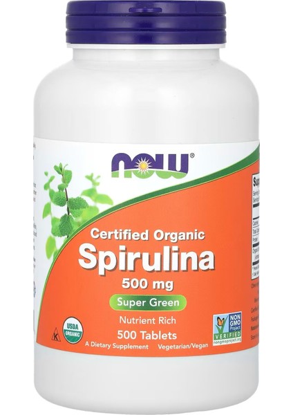 Spirulina 500 Mg 500 Tablet