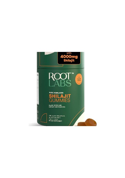 Shilajit Gummies Root Labs 60 Gummies