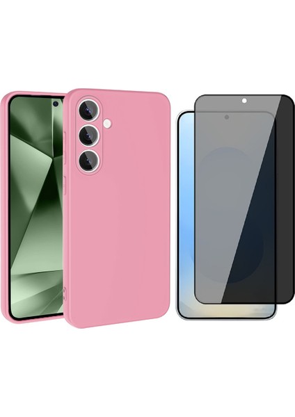 Samsung Galaxy S25 Uyumlu Kılıf Vendas Mara Lansman Kapak + Hayalet Cam Ekran Koruyucu