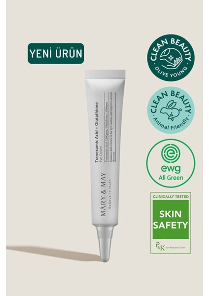 Göz Çevresi Kremi 12 gr Koyu Halkalara Karşı Tranexamik Asit ve Glutatyon İçerikli Aydınlatıcı modelleri