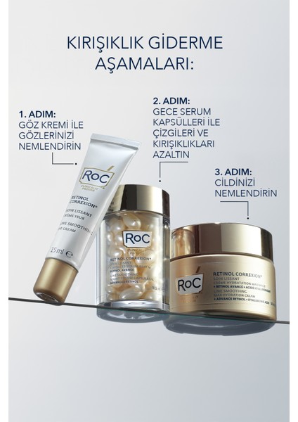 Göz Kremi - Kırışıklık ve Kaz Ayağına Karşı, Saf Retinol ve Mineral Kompleks ile Zenginleştirilmiş 15 ml