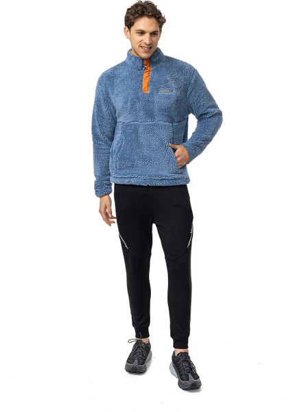 Spike Erkek Mavi Sweatshirt