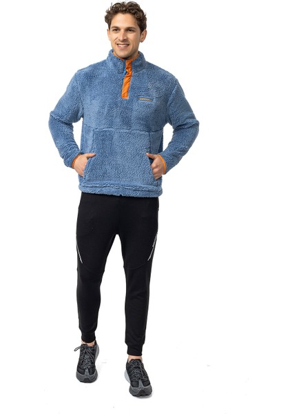 Spike Erkek Mavi Sweatshirt