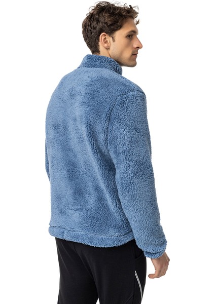 Spike Erkek Mavi Sweatshirt