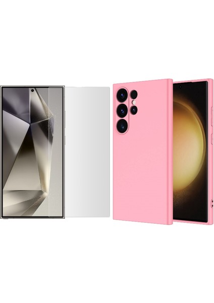 Samsung Galaxy S24 Ultra Uyumlu Kılıf Vendas Mara Lansman Kapak + Nano Ekran Koruyucu