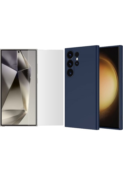 Samsung Galaxy S24 Ultra Uyumlu Kılıf Vendas Mara Lansman Kapak + Nano Ekran Koruyucu