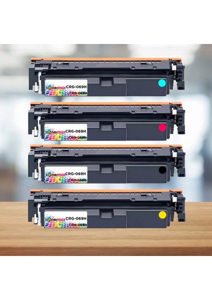 Canon CRG-069H Muadil Toner 4'lü Set - Çipli / 5094C002 /LBP673CDW /MF752CDW /MF754CDW
