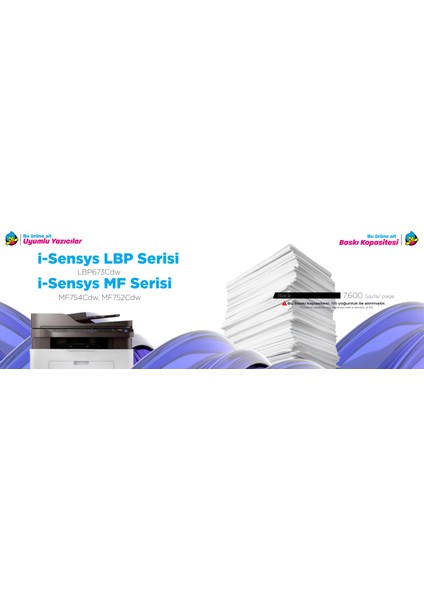 Canon CRG-069H Muadil Toner Siyah - Çipli / 5094C002 /LBP673CDW /MF752CDW /MF754CDW fiyatları