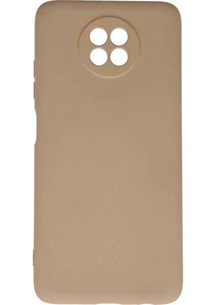 Newface Xiaomi Redmi Note 9 5g Kılıf Nano Içi Kadife Silikon - Bej