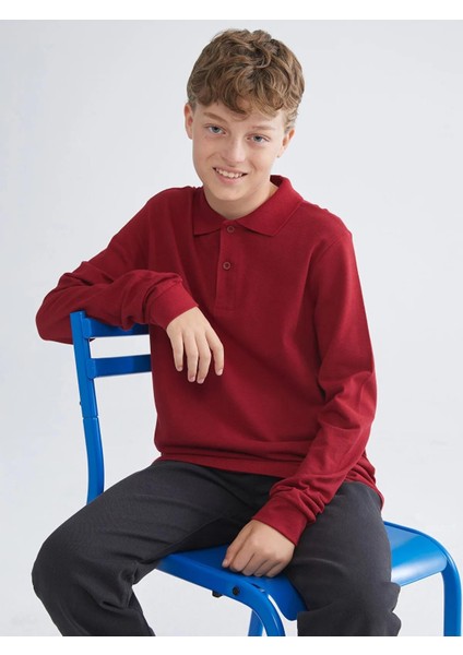 Polo Yaka Erkek Çocuk Tişört (W5)