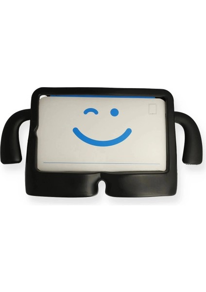 Newface iPad 4 9.7 Kılıf Karakter Tablet Silikon - Siyah