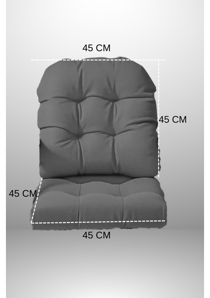 Sırtlı Sandalye Minderi 45X45 cm ( 1 Takım ) fiyatları