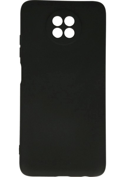 Newface Xiaomi Redmi Note 9 5g Kılıf Nano Içi Kadife Silikon - Siyah