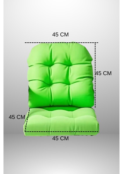 Sırtlı Sandalye Minderi 45X45 cm ( 1 Takım ) fiyatları