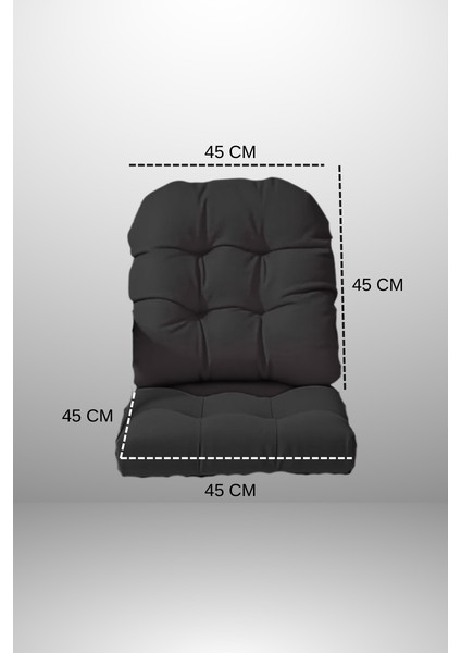 Sırtlı Sandalye Minderi 45X45 cm ( 1 Takım ) fiyatları
