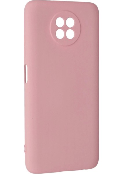 Newface Xiaomi Redmi Note 9 5g Kılıf Nano Içi Kadife Silikon - Pembe modelleri