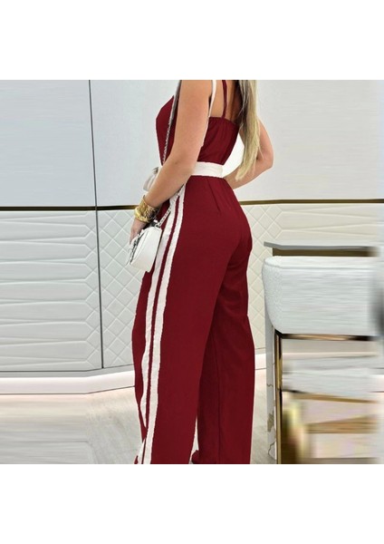 Kadın Ip Askılı Straplez Belden Kuşaklı Viskon Iki Iplik Tulum modelleri