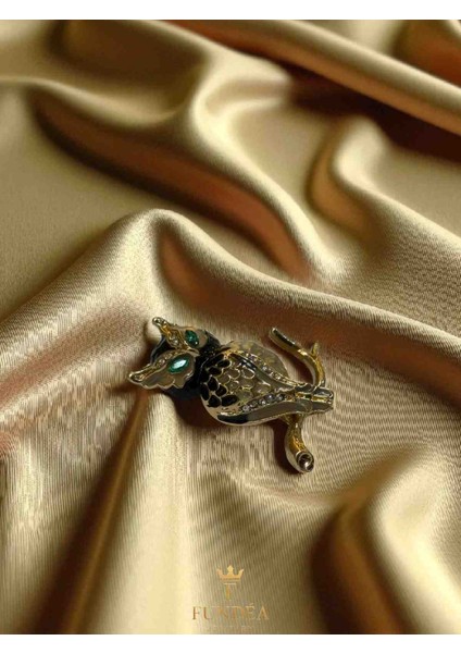 Çelik Broş – Zirkon Taşlı Baykuş Figürlü Modern Hediyelik Aksesuar Parlak Işıltılı Takı Şık Gösterişli Trend Model Dikkat Çekici Yeşil Göz indirimleri