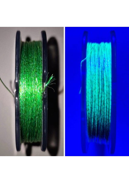 Hazır Çapari Kombini Boru Sim Ultraviyole Uv Neon Açık Yeşil Makarada indirimleri