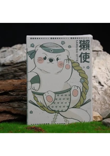 Samurai Otter Mizu Edition (Standard Blue) Premium Oyun Kağıdı Iskambil Kartları Destesi