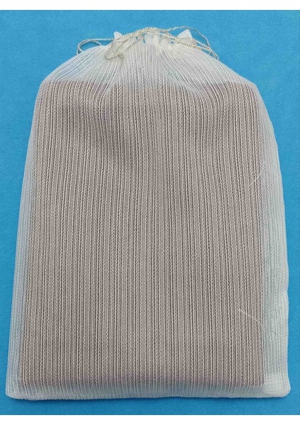 Ince Ip Çizgili Desen Tül Kese 21*30 cm 12 Adettir Hediyelik Bohçalık Çeyizlik fiyatları
