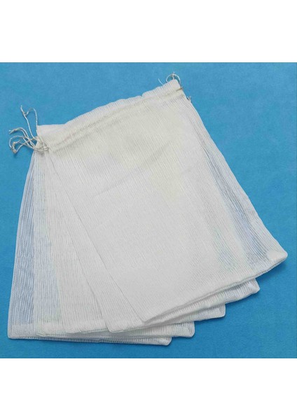 Ince Ip Çizgili Desen Tül Kese 21*30 cm 12 Adettir Hediyelik Bohçalık Çeyizlik fırsatları