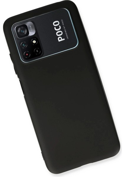Newface Xiaomi Poco M4 Pro 4g Kılıf First Silikon - Siyah modelleri