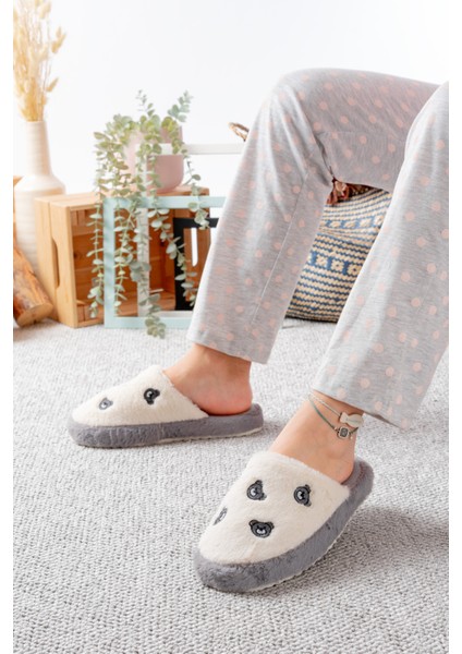 Pofuduk Figürlü Panduf Kadın Ev Teliği Ses Yapmaz Hafif Yumuşak Taban fiyatları