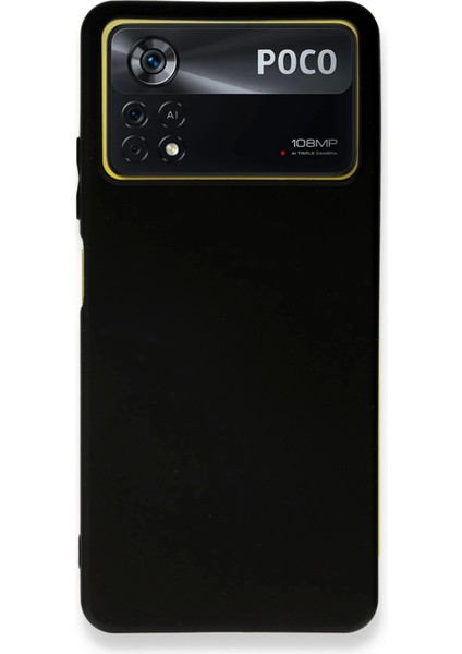 Newface Xiaomi Poco X4 Pro 5g Kılıf First Silikon - Siyah