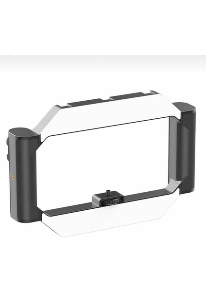 iPhone 13 Uyumlu U-Rig Akıllı Telefon Video Rig Işıklı, Ayarlanabilir 4-7 Inç fırsatları