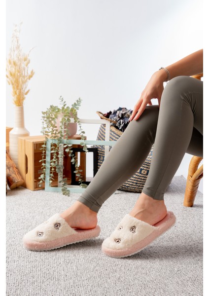 Pofuduk Figürlü Panduf Kadın Ev Teliği Ses Yapmaz Hafif Yumuşak Taban modelleri