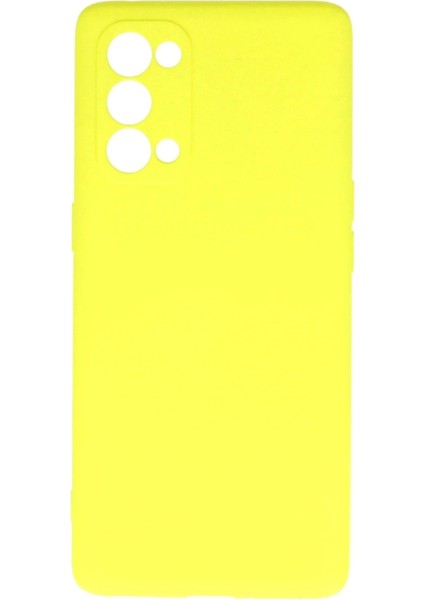Newface Oppo Reno 5 Pro Kılıf First Silikon - Sarı