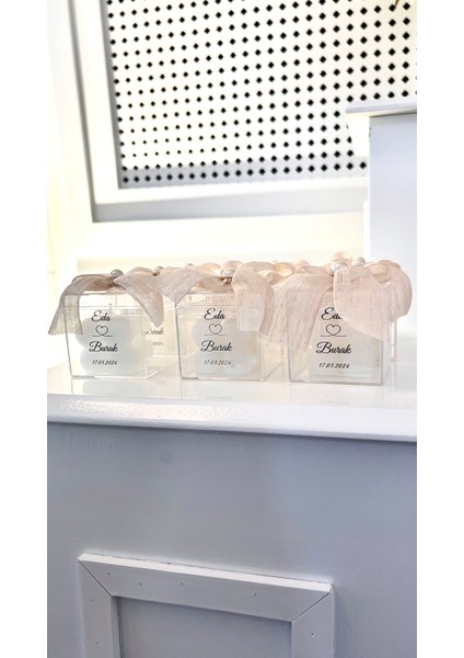 25 Adet Mika Kutulu Bubble Mum - Söz, Nişan ve Özel Günler Için Şık Hediyelik fiyatları