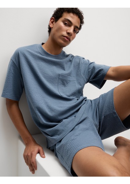 Saf Pamuklu Dokulu Üst