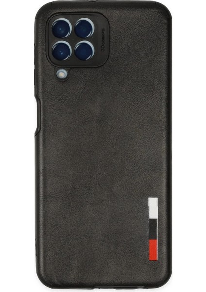 Newface Samsung Galaxy M33 Kılıf Loop Deri Silikon - Siyah