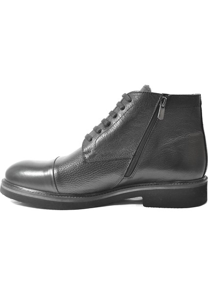 B-926 Hakiki Deri Siyah Fermuarlı Postal Erkek Bot modelleri