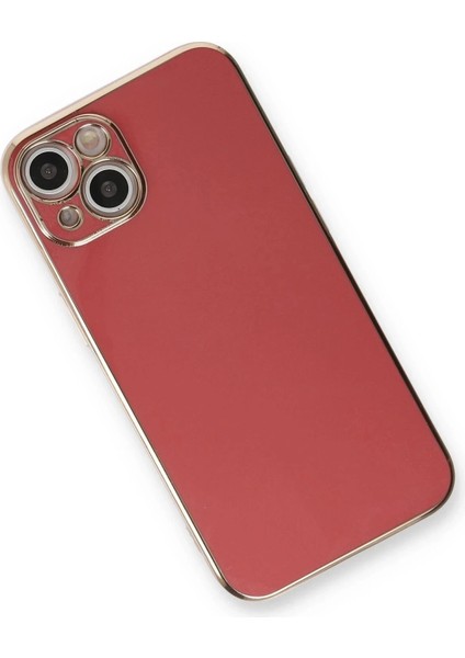 Newface iPhone 13 Kılıf Volet Silikon - Kırmızı modelleri